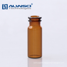 Wholesale 2ML Snap top autosampler amber laboratory glass bottle